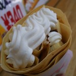 ミュクレバーコア - バナナチョコシロップ生クレープ