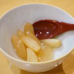 鮨松榮 - 自家製らっきょう