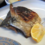 料理旅館 かとう - 日替わりランチ（火～土）800円（税込）の 焼き鯖。　　　　　2019.03.02