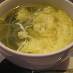 クイーンベル - スープ（ジャンボ海老フライ定食）