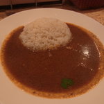 インド風カリーライス すぱいす - スパイシーラムカリー　ルーの中にはラムがゴロゴロ入っています。