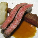 レストラン メルキュール - 黒樺牛（くろかばうし）ザブトンのソテー　マルサラソース