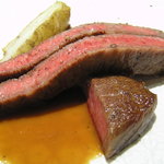 レストラン メルキュール - 黒樺牛（くろかばうし）ザブトンのソテー　マルサラソース