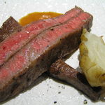 レストラン メルキュール - 黒樺牛（くろかばうし）ザブトンのソテー　マルサラソース