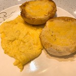 文華饕記 - セットのスクランブルエッグとパン
