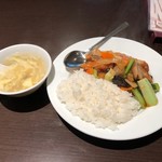 上海縁 - 豚バイクーあんかけご飯　853円