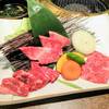 肉の入江 - 料理写真:3種のカルビ定食
