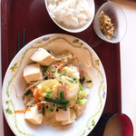 Yuntaku Kafe - うちなー定食(今日は豆腐チャンプルー