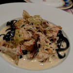 アンティカ オステリア バーチョ - 紅ズワイ蟹キャベツクリームソース