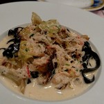 紅ズワイ蟹キャベツクリームソース