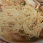 中華飯店三陽 - ピリ辛野菜らーめん(麺up)