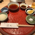 てんぷら 深町 - 卓上