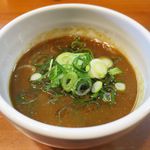 麺屋 高橋 - つけ汁のアップ