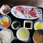 イザリcafe - お刺身定食