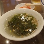 松の屋 - わかめスープ 201903
