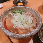 比内地鶏本格焼酎 海舟 - 牛もつ煮込み  590円