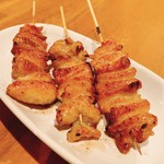 比内地鶏本格焼酎 海舟 - 比内地鶏 皮  250円