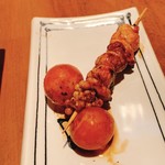 比内地鶏本格焼酎 海舟 - 比内地鶏 ちょうちん  300円