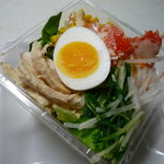 百椀 - 料理写真:☆パスタサラダは黄身ちゃんがキラリィ～ン（≧▽≦）/～♡☆