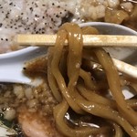 宮崎郷土料理 どぎゃん - どぎゃん 燕三条背脂ラーメン  麺