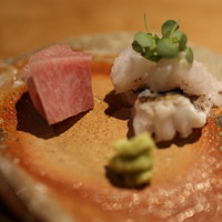 魚料理 あぎやお - しびマグロ　炙り伝助アナゴ