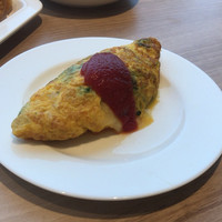 北海道スカイテラス MINORI - 焼きたてオムレツはシェフが一つずつ作ります。