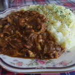 カレーの店 マボロシ - 【2011.10.　再訪】　納豆ときのこのカレー