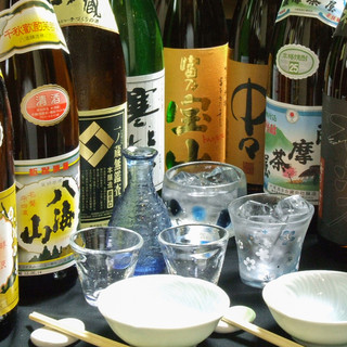 日本酒や焼酎の銘酒が充実!お料理とともにご堪能ください