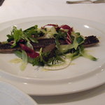 レストラン コバヤシ - 香ばしく焼いたサンマの冷製、その肝とイチジクのソース