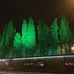 Ristorante All'Oro - アウグストゥス廟のライトアップ　私の知る限り10年くらい工事中です