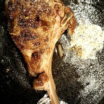 炭焼き成吉思汗 いし田 - 特上ラムラック焼き上がり