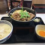 吉野家 - 2019年3月5日に食べた吉野家のすき鍋膳並