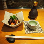 すし処 錦 - 蛸 柔らか煮 ＆ 燗酒