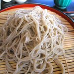 手打そば千花庵 - 最初は塩をかけて召し上がれ