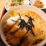 そば処 十間坂 - セットのカツ丼