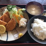 あぶらや - ハムカツ定食 780円