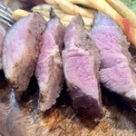 森のブッチャーズ - カットした断面です