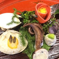 草喰 なかひがし - 蛤の蓋を開けました。