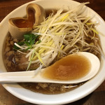 自家製麺中華そば 今里 - 中華そばチャーシュー麺¥750煮玉子¥150ねぎ¥100