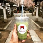 プロテインスタンド ランウェイ - 今月のプロティン抹茶にきな粉を添えて￥６００