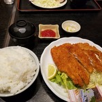 田子作 - ジャンボチキンカツ定食