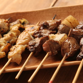 Fresh charcoal-grilled yakiton delivered directly from Shibaura Market starts at 90 yen each! !