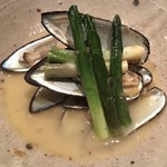 ろっかん - ササノハガイの炒め