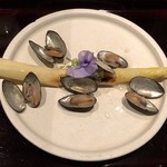 ろっかん - タテボシガイの酒炒り