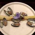 ろっかん - タテボシガイの酒炒り