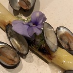 ろっかん - タテボシガイの酒炒り