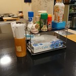 居酒屋すずらん - 卓上の調味料
