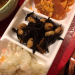 木味土味庵 - ポテトサラダ、ひじき、キムチ炒め