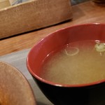 Hokudaimaeshokudoushierubo - セットの味噌汁です。