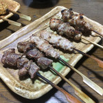 Kawaramachi Yakitori Izakaya Torikin - 晩酌セットの焼鳥⑤本